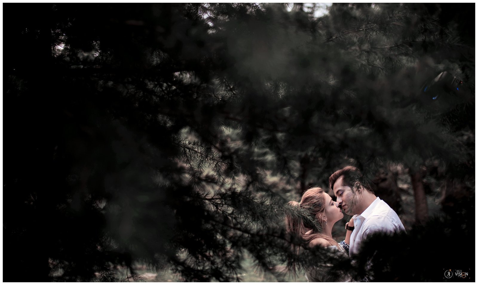 Couple Pre Wedding Forest Dark Portrait India