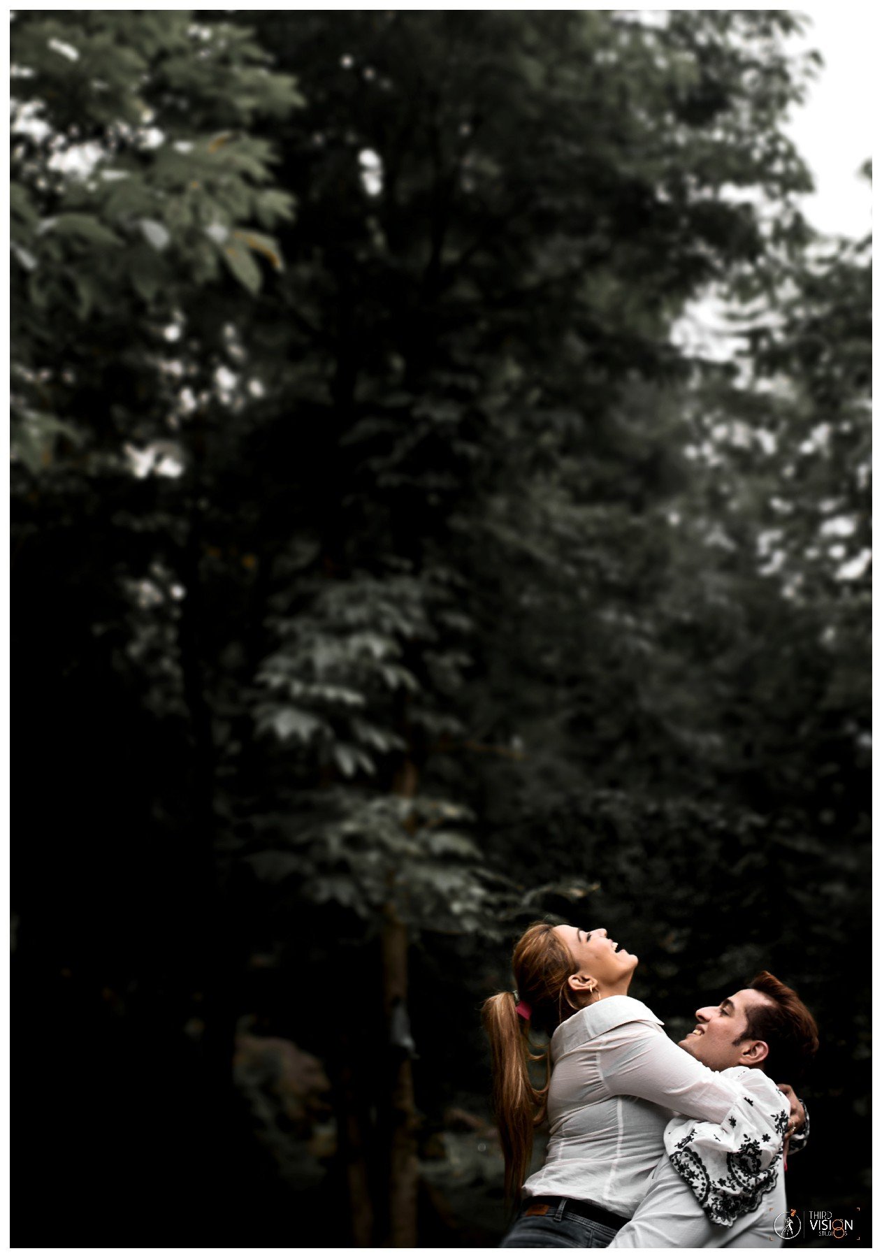 Couple Pre Wedding Forest Outdoor Portrait India