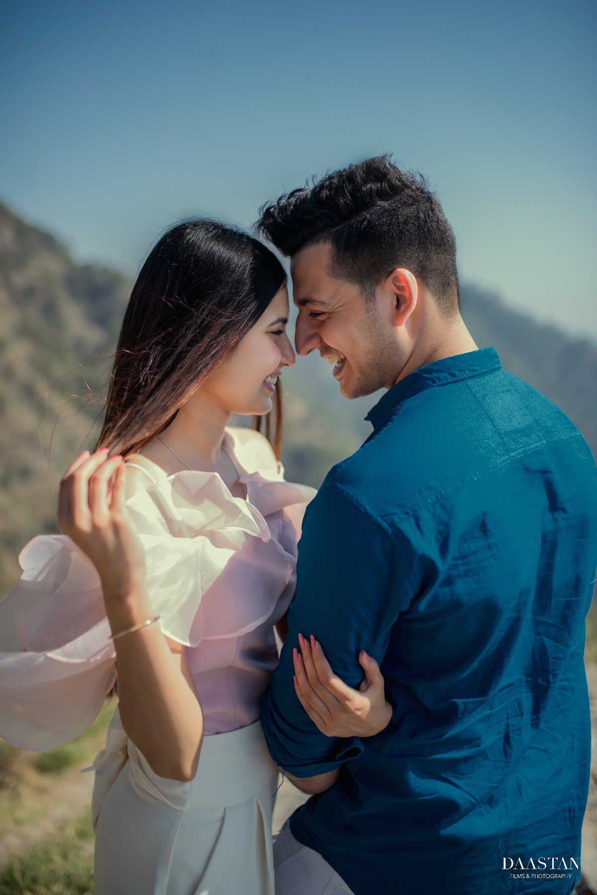 Couple Pre Wedding Mountain Romantic Portrait India