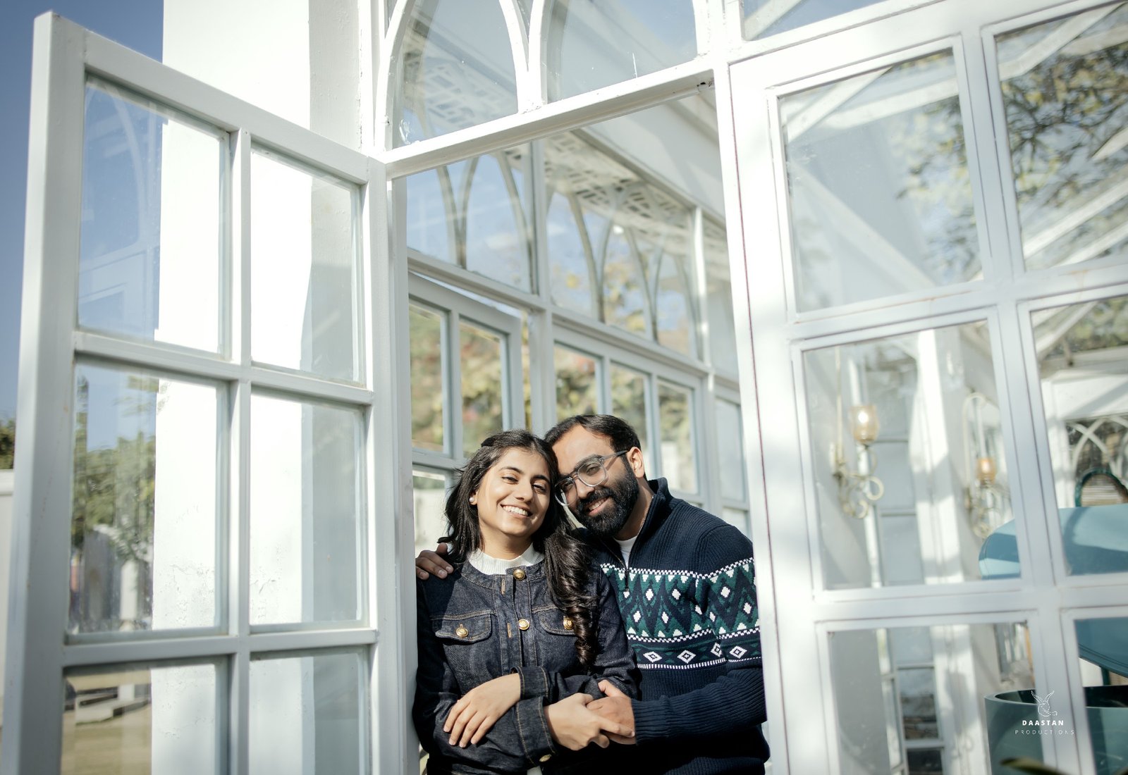 Couple Pre Wedding Shoot Greenhouse Indoor India